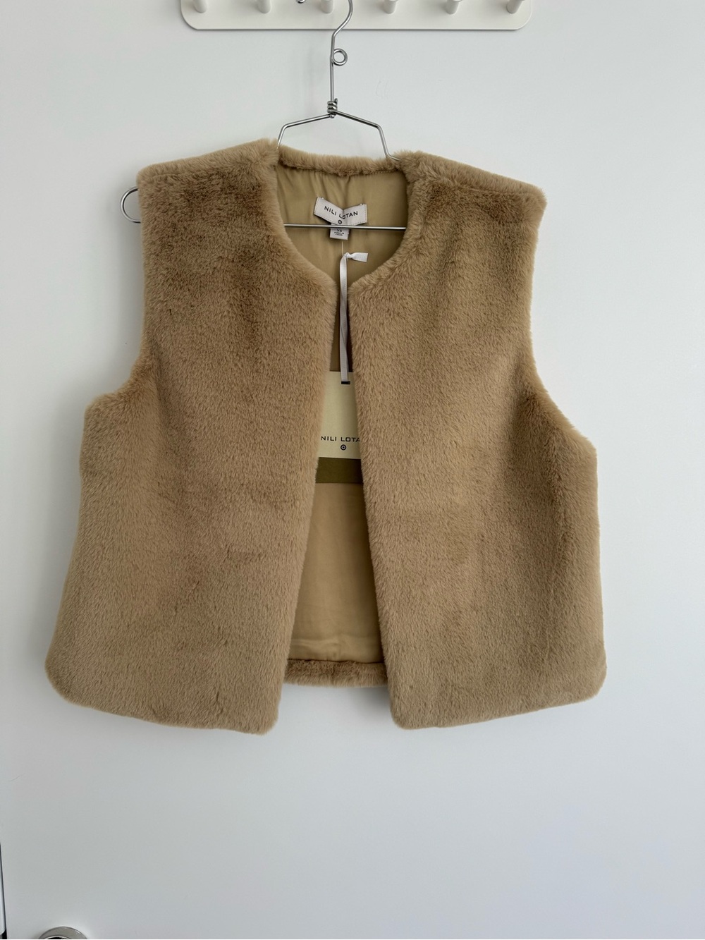 Nili Lotan Faux-Fur Vest
